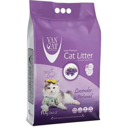 Наповнювач для котячого туалету Van Cat Super Premium Quality Lavender 10 кг (12 л) (8699245857849)