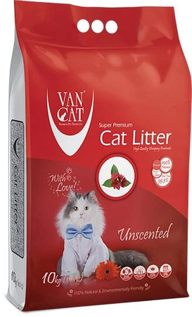 Наповнювач для котячого туалету Van Cat Super Premium Unscented 10 кг (8699245857818)