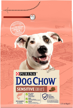 Сухий корм для собак Purina Dog Chow Sensitive з лососем 2.5 кг (7613034488268)