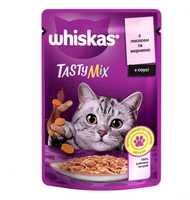 Вологий корм Whiskas TastyMix Лосось та морква 12x85г (4770608262457)