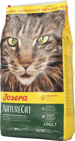 Сухий корм для кішок Josera NatureCat 10 кг (4032254749288) + Нашийник Bayer Форесто від бліх і кліщів для собак і кішок малих порід 38см