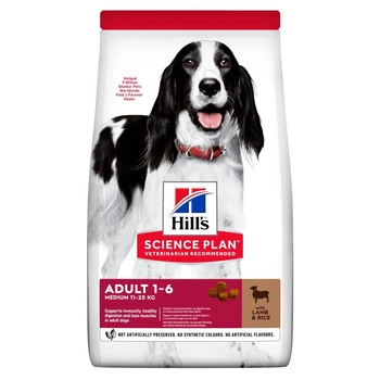 Сухий корм для дорослих собак Hill’s Science Plan Adult Medium Breed з ягням 2,5 кг (052742025223)