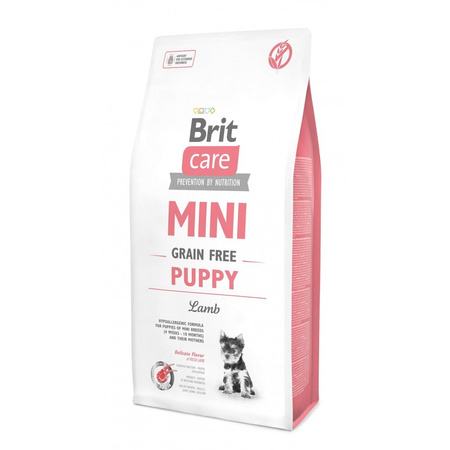 Сухий корм Brit Care GF Mini Puppy для цуценят мініатюрних порід з ягням 7 кг (8595602520152)