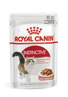 Вологий корм Royal Canin INSTINCTIVE IN GRAVY (Соус) для дорослих кішок 85 г (9003579308936)