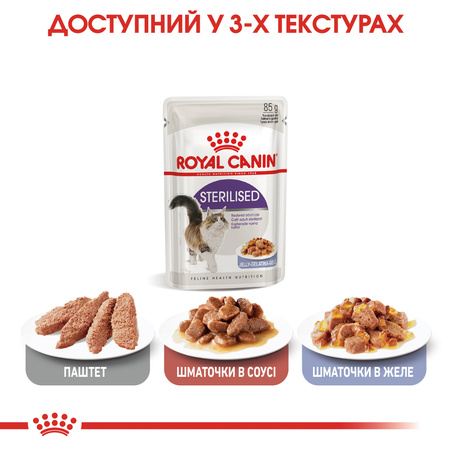 Паучі Royal Canin STERILISED JELLY 85 г (9003579311776)