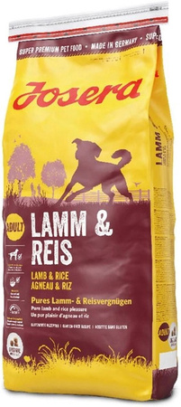 Короткий термін! 08/04/2025! Сухий корм для собак Josera Lamm&Reis 15 кг (4032254743354)