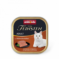 Вологий корм Animonda Vom Feinsten Adult with Chicken liver з курячою печінко для котів 100 г (4017721833042)