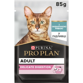 Вологий корм Purina Pro Plan Delicate Digestion для котів з чутливим травленням 85 г (8445290660923)