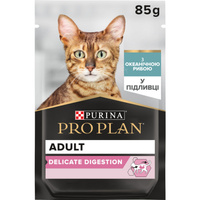 Вологий корм Purina Pro Plan Delicate Digestion для котів з чутливим травленням 85 г (8445290660923)