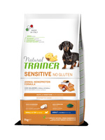 Сухий корм для собак Trainer Natural Dog Sensitive Adult Mini з лососем 7 кг (8059149252490)