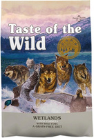 Короткий термін! 04/05/2025 Сухий корм для собак Taste of the Wild WETLANDS CANINE з м'ясом качки 12.2 кг (074198614226)