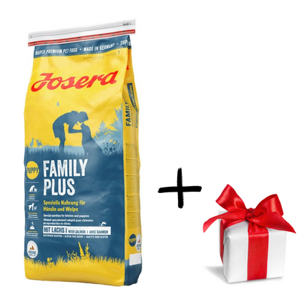 Сухий корм для вагітних і літніх самок Josera Family Plus 12,5 кг +Сюрприз для собаки (4032254775324)