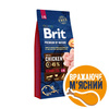 Сухий корм Brit Premium Dog Senior L+XL для старіючих собак великих порід 15 кг +Сюрприз для собаки (8595602526482)