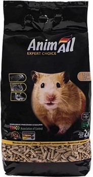 Наповнювач універсальний для котів, гризунів і птахів AnimAll Деревний вбирний 2 кг (6 л) (4820224500195)