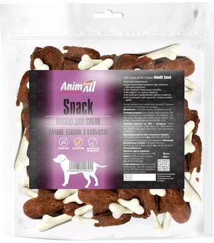 Ласощі AnimAll Snack качине ескімо з кальцієм для собак 500 г (2000981199555)