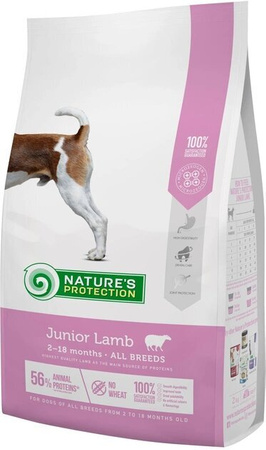 Сухий корм для юніорів Nature'sProtection Junior Lamb All breeds 7.5кг (4771317457479)