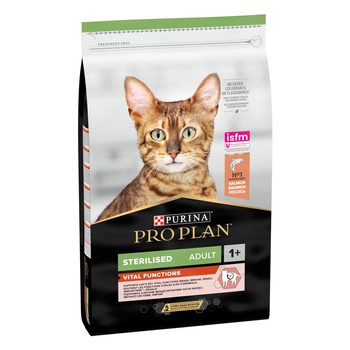 Сухий корм Purina Pro Sterilised Adult 1+ Vital Functions для котів з лососем 10 кг (7613036517164)