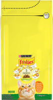 Сухий корм Purina Frieskies Indoor для дорослих котів з куркою та овочами 1,5 кг (7613031341887)