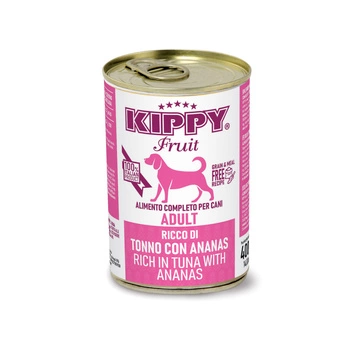 Паштет Kippy Dog Fruit Tuna&Pineapple 400г (8015912511607)