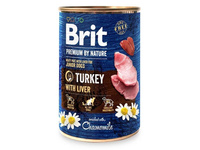 Вологий корм Brit Premium by Nature Junior Turkey with Liver 800г (8595602561810)