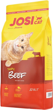 Сухий корм для кішок Josera JosiCat Tasty Beef 18 кг (4032254753322) + Нашийник Bayer Форесто від бліх і кліщів для собак і кішок малих порід 38см