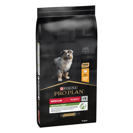 Сухий корм PRO PLAN Medium Puppy 1 Healthy Start для цуценят середніх порід, з куркою 12 кг (7613035120402)