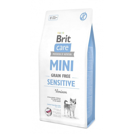 Сухий корм Brit Care GF Mini Sensitive для собак мініатюрних порід з чутливим травленням 7 кг (8595602520183)