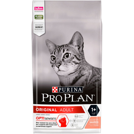 Cухий корм для дорослих котів Purina Pro Plan Cat Original Adult Salmon з лососем 1.5 кг (7613036508193)