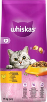 Сухий корм для дорослих кішок Whiskas з куркою 14 кг (5900951014352)