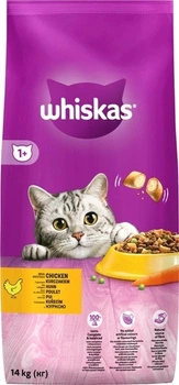 Сухий корм для дорослих кішок Whiskas з куркою 14 кг (5900951014352)