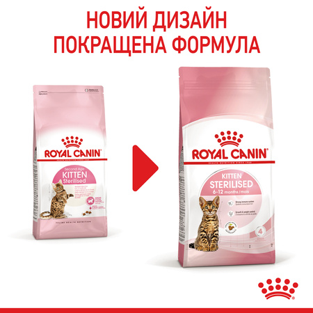 Сухий корм Royal Canin Kitten Sterilised для стерилізованих кошенят 2 кг (3182550805186)