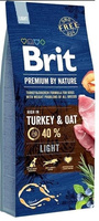 Сухий корм Brit Premium Dog Light для собак із зайвою вагою 15 кг (8595602526604)