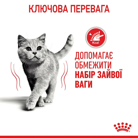 Вологий корм для дорослих котів Royal Canin Light Weight Care шматочки в соусі 85 г (9003579308769)