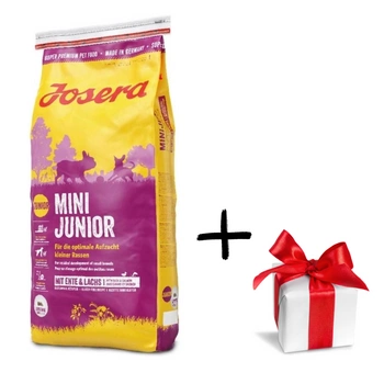 Сухий корм для собак Josera Mini Junior 15 кг +Сюрприз для собаки (4032254744290)