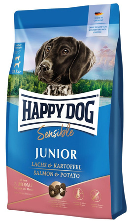 Сухий корм Happy Dog Sensible Junior Lachs&Kartoffel для собак юніорів 10 кг (4001967152104)