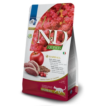 Сухий корм Farmina N&D Quinoa Hairball Adult з качкою 300 г (8010276041555)