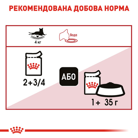 Вологий корм Royal Canin INSTINCTIVE IN GRAVY (Соус) для дорослих кішок 85 г (9003579308936)