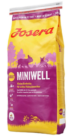 Сухий корм для собак дрібних порід Josera Miniwell 10 кг (4032254775546) + Нашийник Bayer Форесто від бліх і кліщів для собак і кішок малих порід 38см