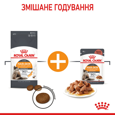 Сухий корм для кішок Royal Canin Hair & Skin Care 10 кг (3182550721752)