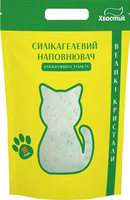Наповнювач Хвостик силікагель великий із зеленими гранулами 15 л (4820224501635)