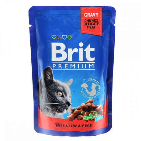 Вологий корм для котів Brit Premium Cat Pouch 100 г (8595602505982)