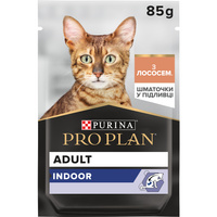 Вологий корм Purina Pro Plan Adult Indoor для котів, що живуть вдома з лососем 85 г (8445290172990)