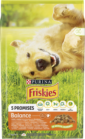 Сухий корм для дорослих собак Purina Frieskies Balance 10 кг (7613031395491)