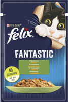 Вологий корм Purina Felix Fantastic для котів з кроликом в желе 85г (7613039835500)