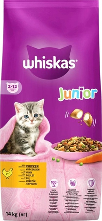 Сухий корм для кошенят Whiskas з куркою 14 кг (5900951014369)