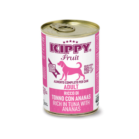 Паштет Kippy Dog Fruit Tuna&Pineapple 400г (8015912511607)