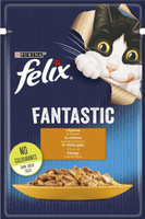 Вологий корм для кішок Purina Felix Fantastic з куркою в желе 85 г (7613039788097)