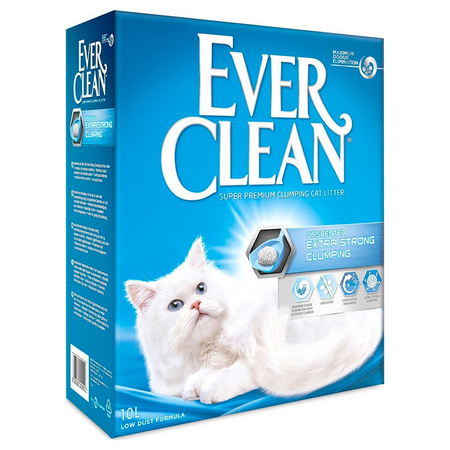 Екстра сильно грудкуючий наповнювач Ever Clean Extra Strong Clumping Unscented 10 л (5060255492130)