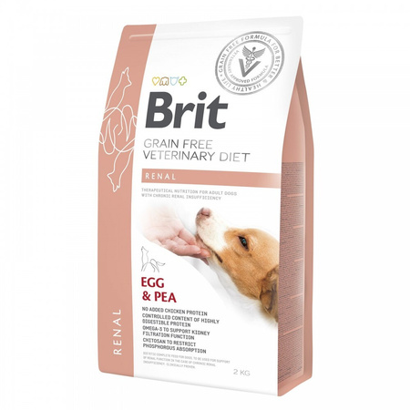 Сухий корм Brit GF VetDiet Dog Renal для собак при нирковій недостатності 2 кг (8595602528196)