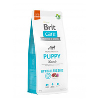 Сухий корм Brit Care Dog Hypoallergenic Puppy для цуценят гіпоалергенний з ягням 12 кг (8595602558957) +Нашийник Bayer Форесто від бліх і кліщів для собак і кішок малих порід 38см